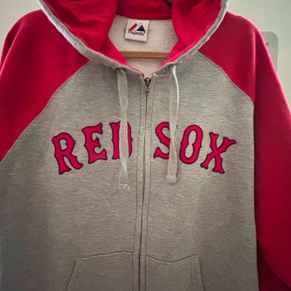 Red Sox Zipper Hoodie Men’s Large - Picture 2 of 4